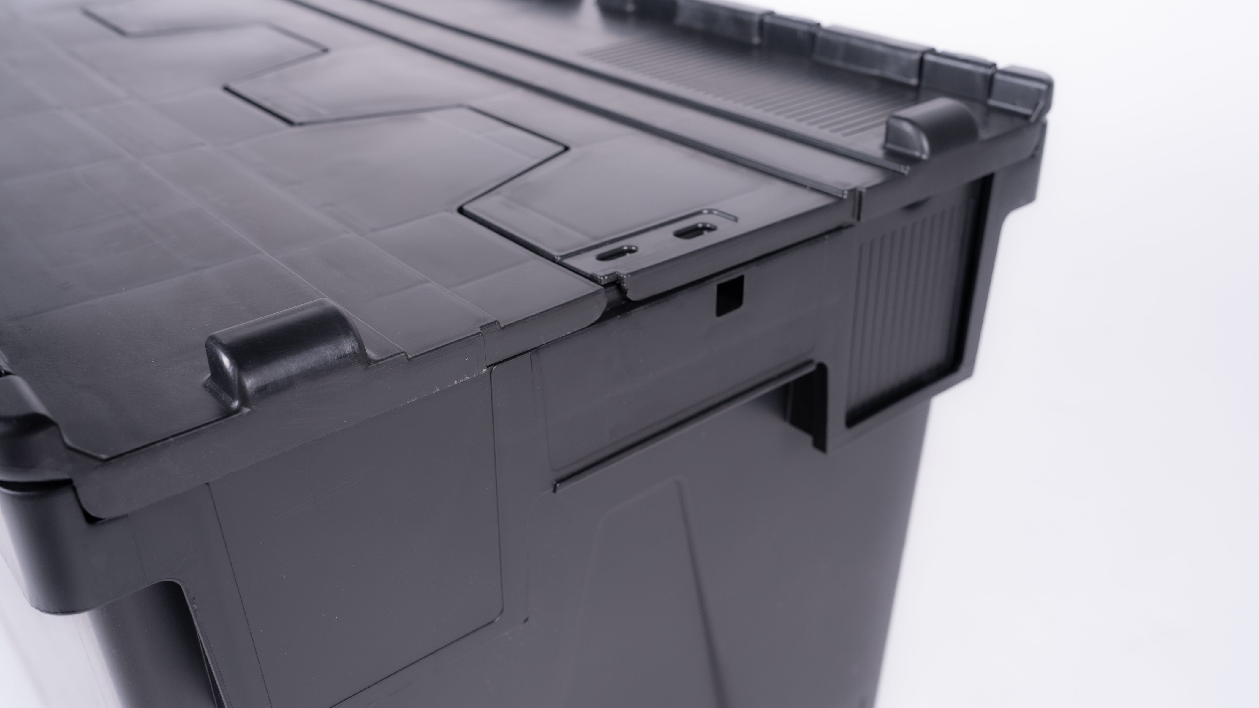 Attached Lid Nested Euro Storage Container 600mm x 400mm