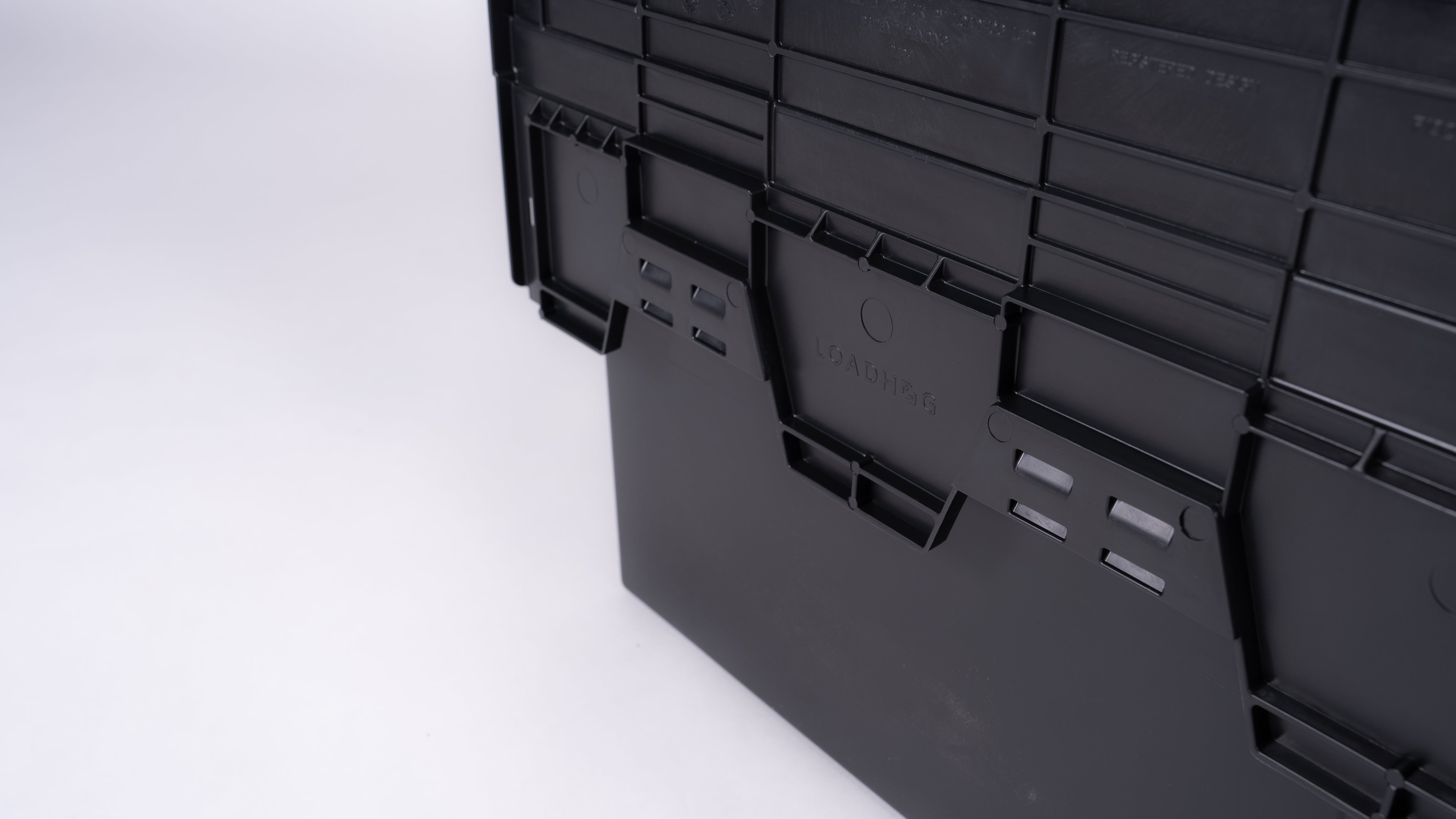 Attached Lid Nested Euro Storage Container 600mm x 400mm
