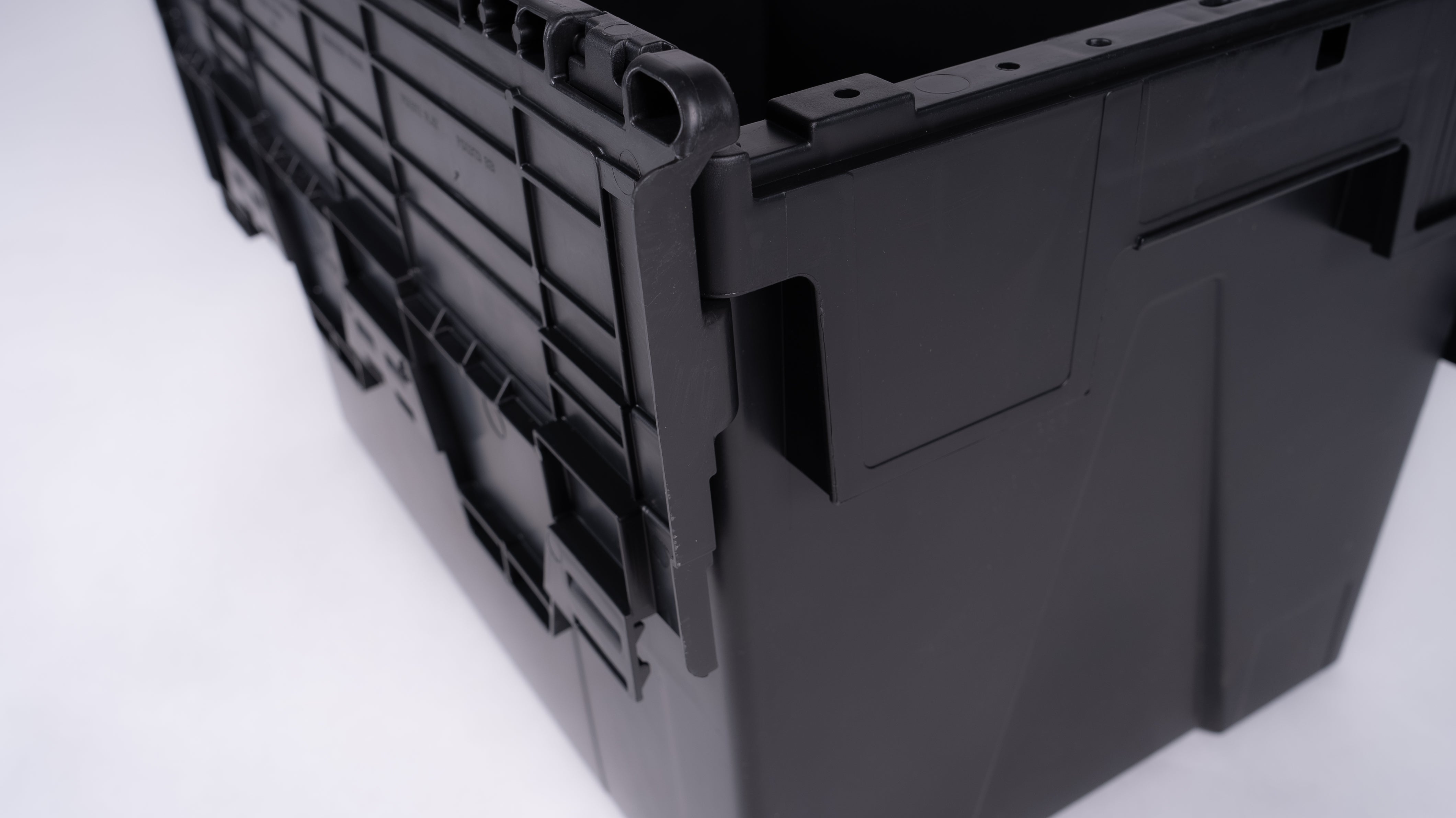 Attached Lid Nested Euro Storage Container 600mm x 400mm