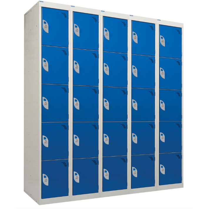 Battery & Tool Charging Lockers with Solid Doors - Warehouse Storage Products