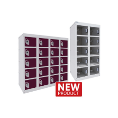 Dual USB Phone Charging Lockers - Warehouse Storage Products