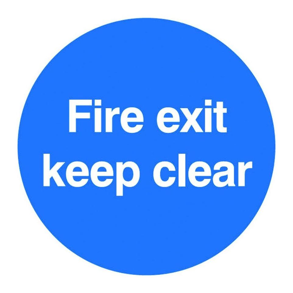 Fire Safety & Emergency Signs - Warehouse Storage Products