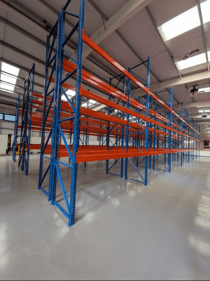 Heavy Duty 12m High Pallet Racking plus Various Number of Levels - Warehouse Storage Products