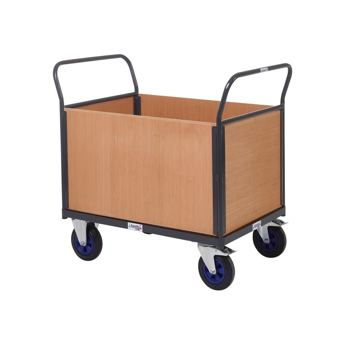 Heavy Duty Platform Trucks with Timber Sides & Ends - Warehouse Storage Products