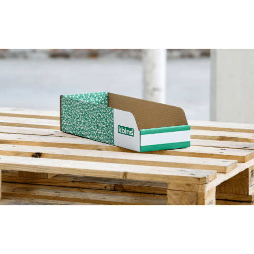 K - Bins 400mm Packs of 50 - All 100mm High - Warehouse Storage Products