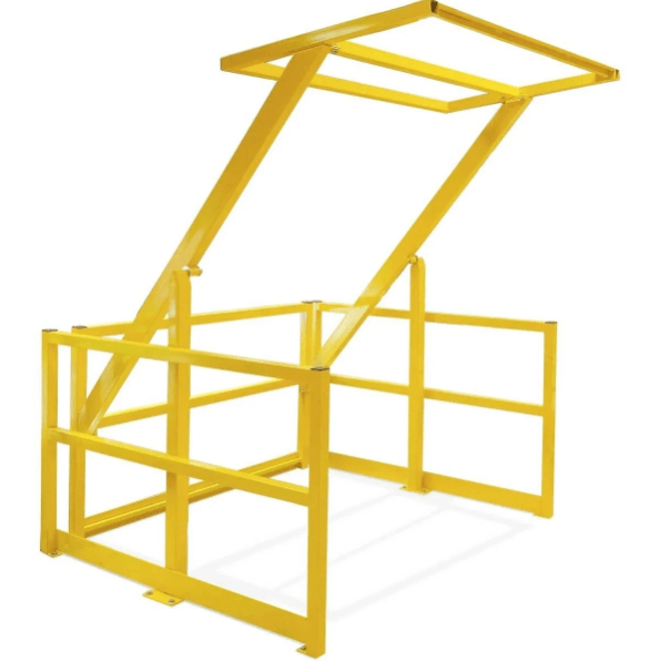Mezzanine Saftey Pallet Gate Up and Over Seesaw - Warehouse Storage Products