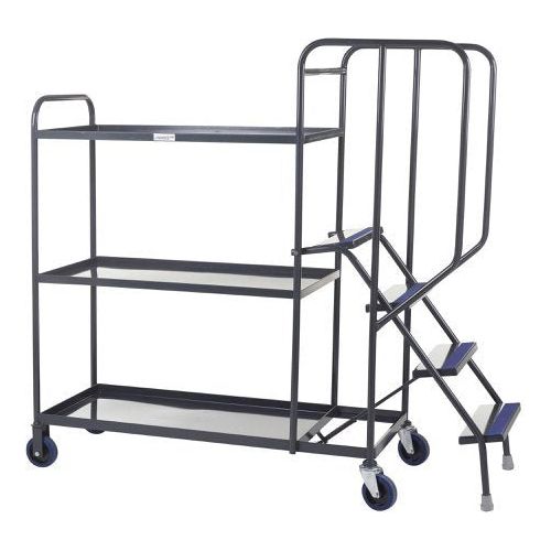 Order Picking Trolleys with Steps - Warehouse Storage Products
