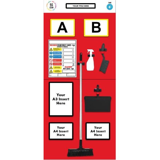 Rack End Cleaning Board (Double) - Warehouse Storage Products