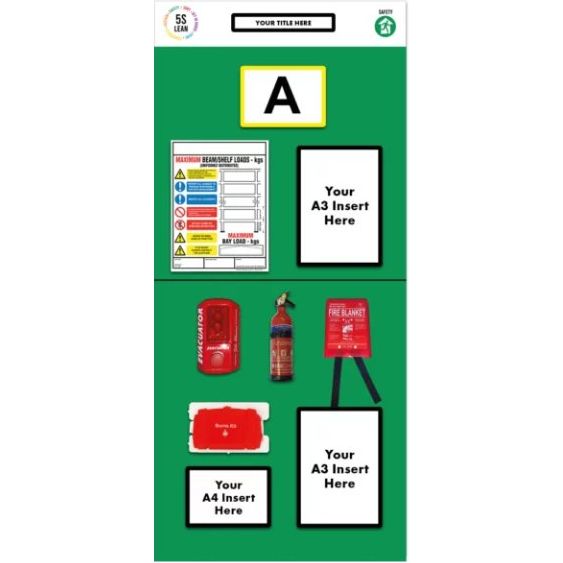Rack End Fire Safety Board (Single) - Warehouse Storage Products