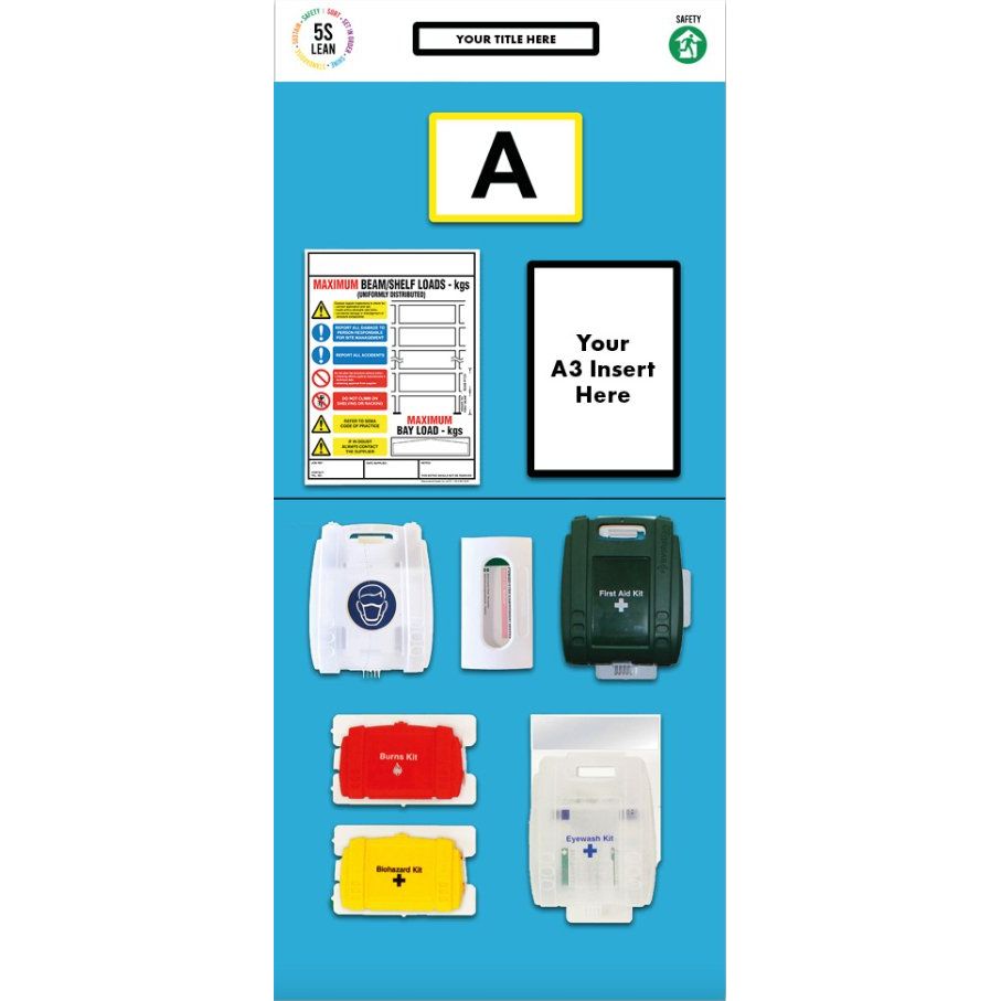 Rack End First Aid Board (Single) - Warehouse Storage Products