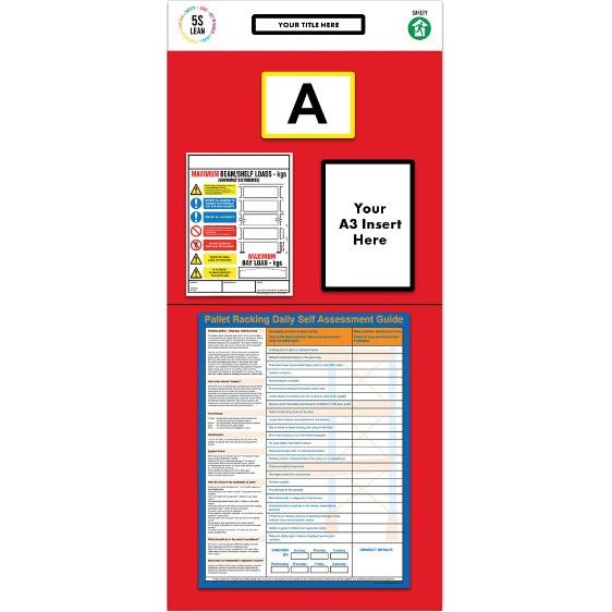 Rack End Rack Assessment Board (Single) - Warehouse Storage Products