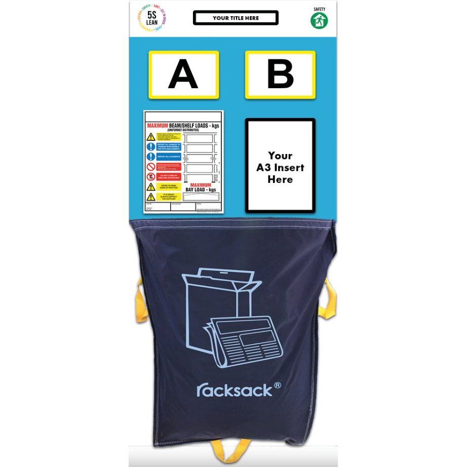 Rack End Rack Sack Board (Double) - Warehouse Storage Products