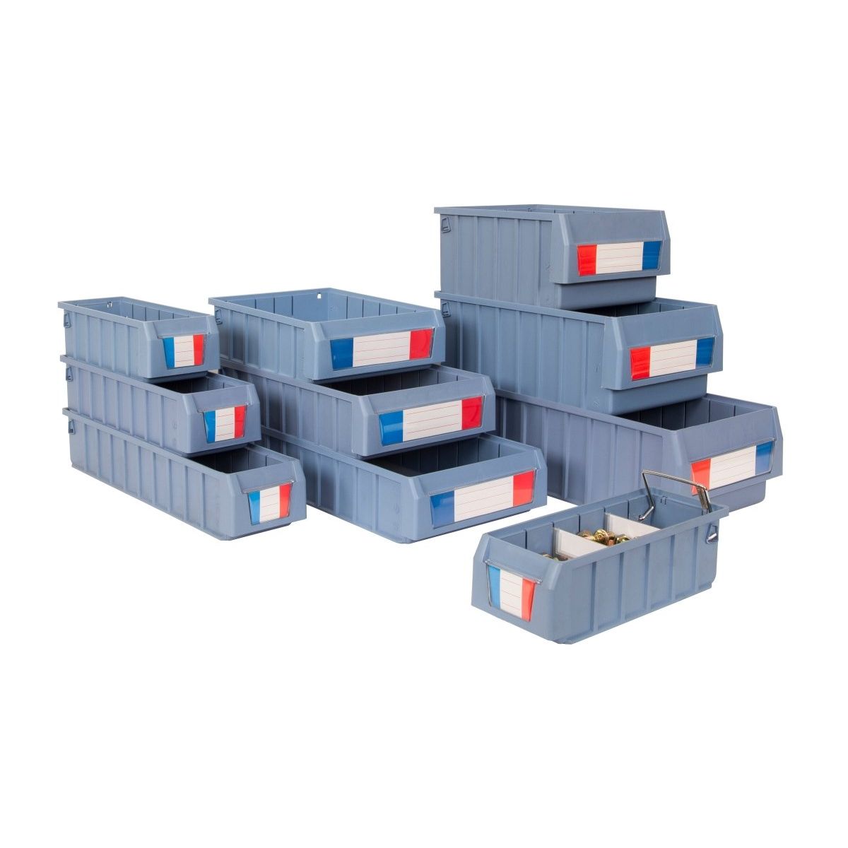 Shelf Trays on Racks - 2000H x 1000W x 500D - Warehouse Storage Products