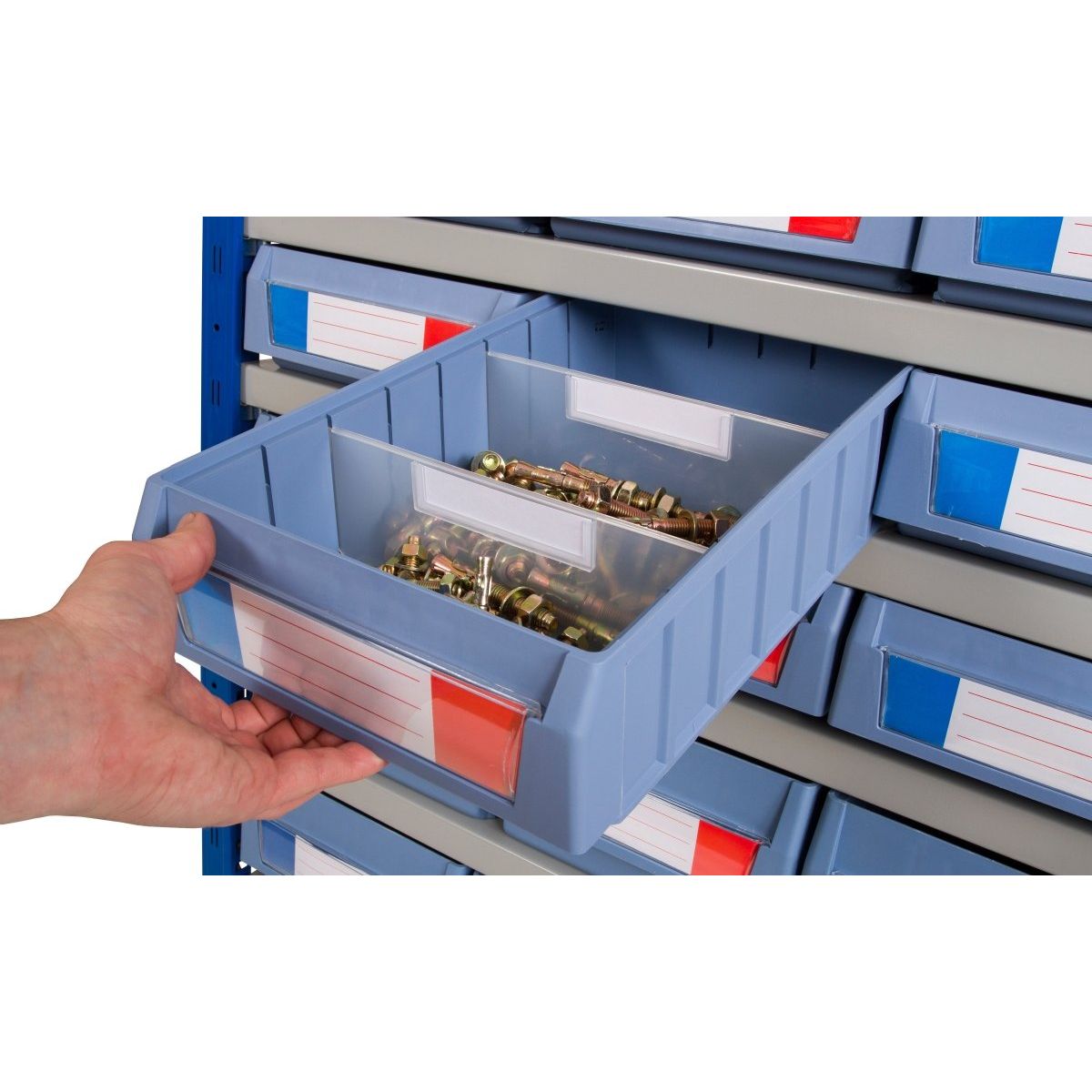 Shelf Trays on Racks - 2000H x 1000W x 500D - Warehouse Storage Products