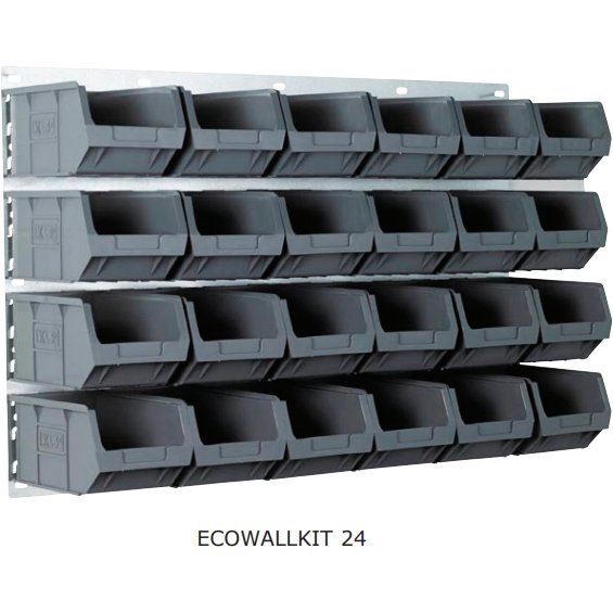Louvre Panel Wall Mounted Wall Kits - Warehouse Storage Products