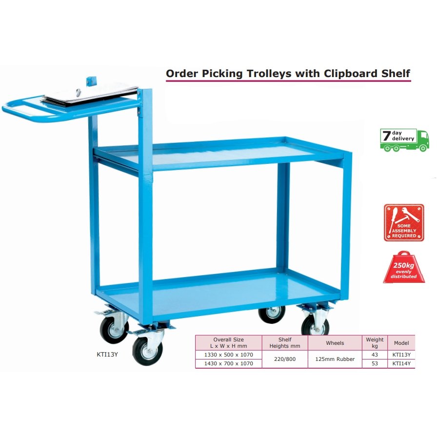 Order Picking Trolley - Warehouse Storage Products