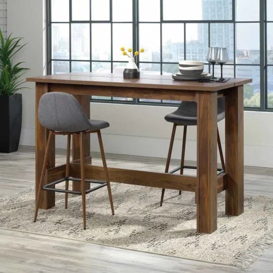 Premium Office Counter Height Work Bench (Oak, Chestnut & Walnut) - Warehouse Storage Products