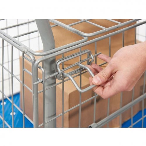 ProPlaz Blue Mesh Surround Security Truck - Warehouse Storage Products