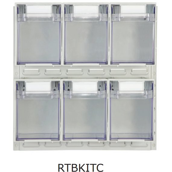 Rhino Tilt Storage Bins With Louvre Panels - Warehouse Storage Products