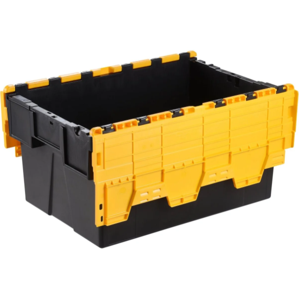 Attached Lid Nested Euro Storage Container 600mm x 400mm