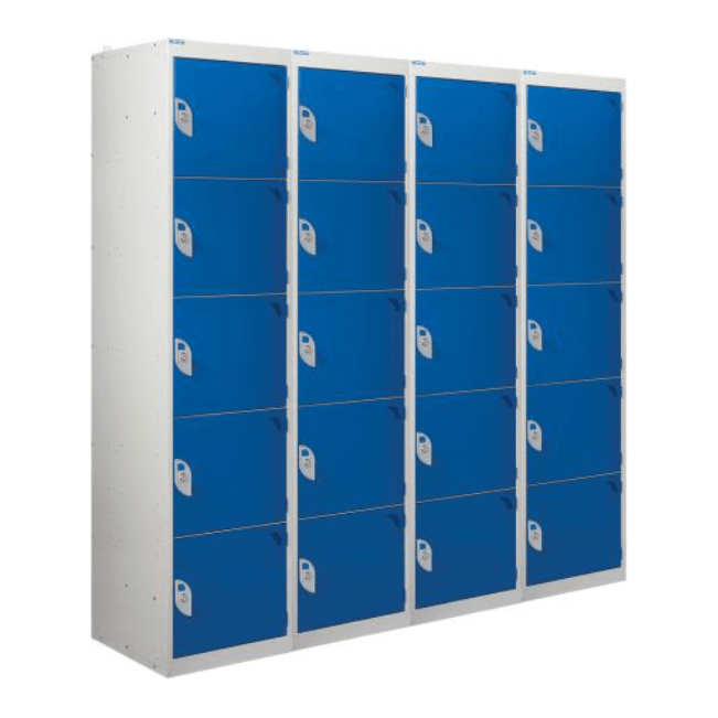 Battery & Tool Charging Lockers with Solid Doors - Warehouse Storage Products