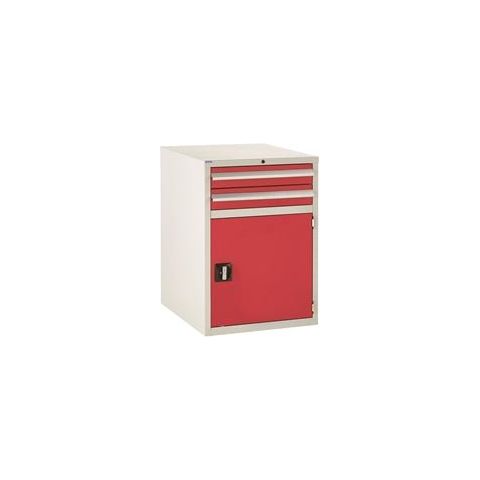 Euroslide Cabinet - 2 Drawers & Cupboard - Warehouse Storage Products