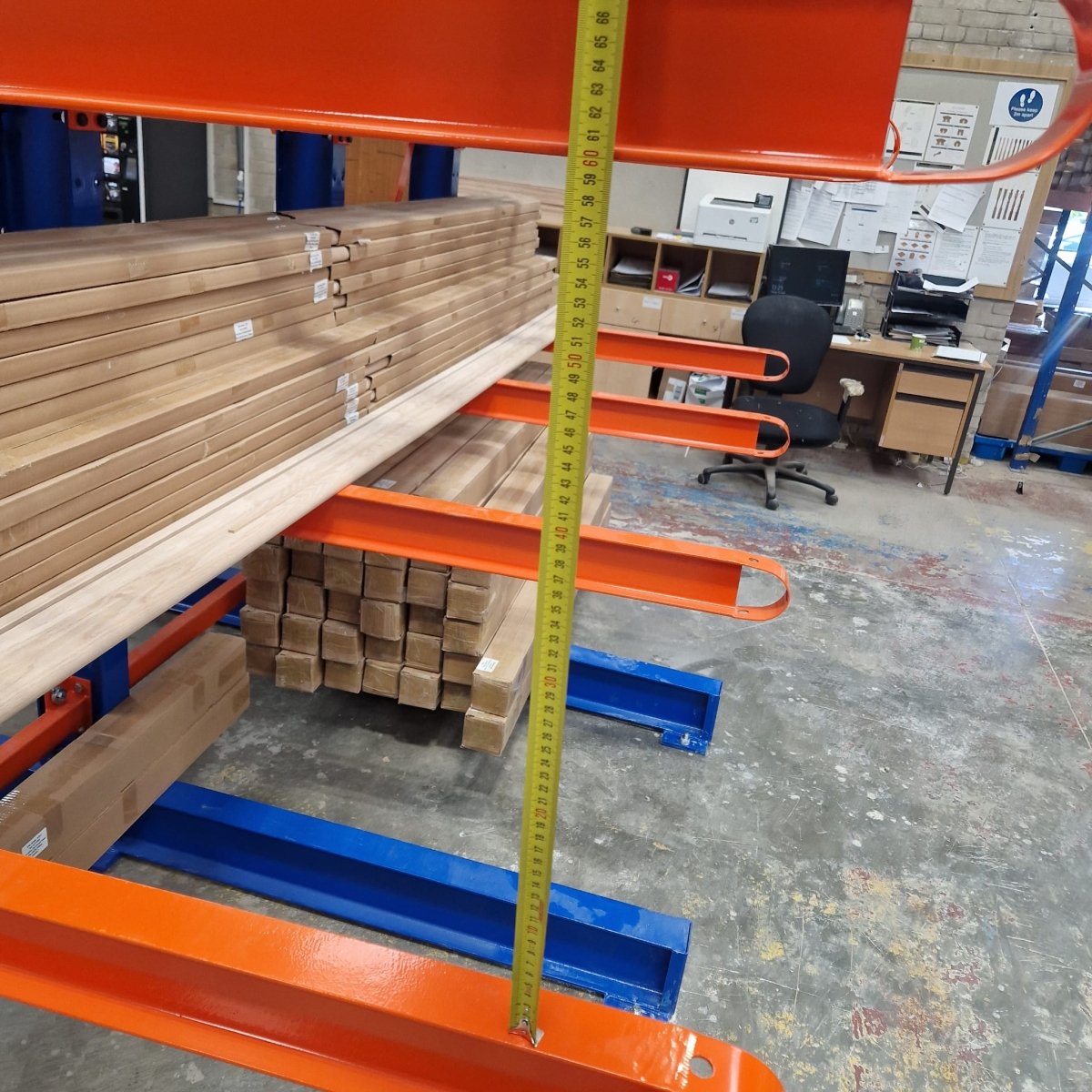 Heavy Duty Cantilever Racking 2.5m h x 0.9m w x 0.7m d - Warehouse Storage Products
