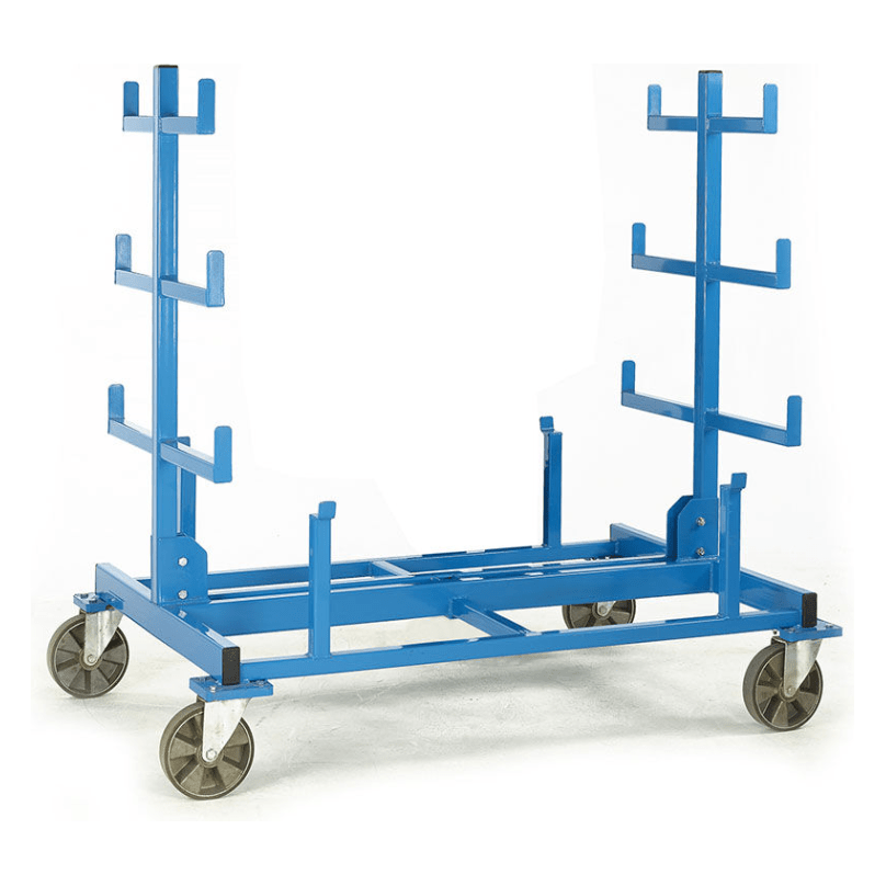 Heavy Duty Mobile Bar Storage Rack - Warehouse Storage Products