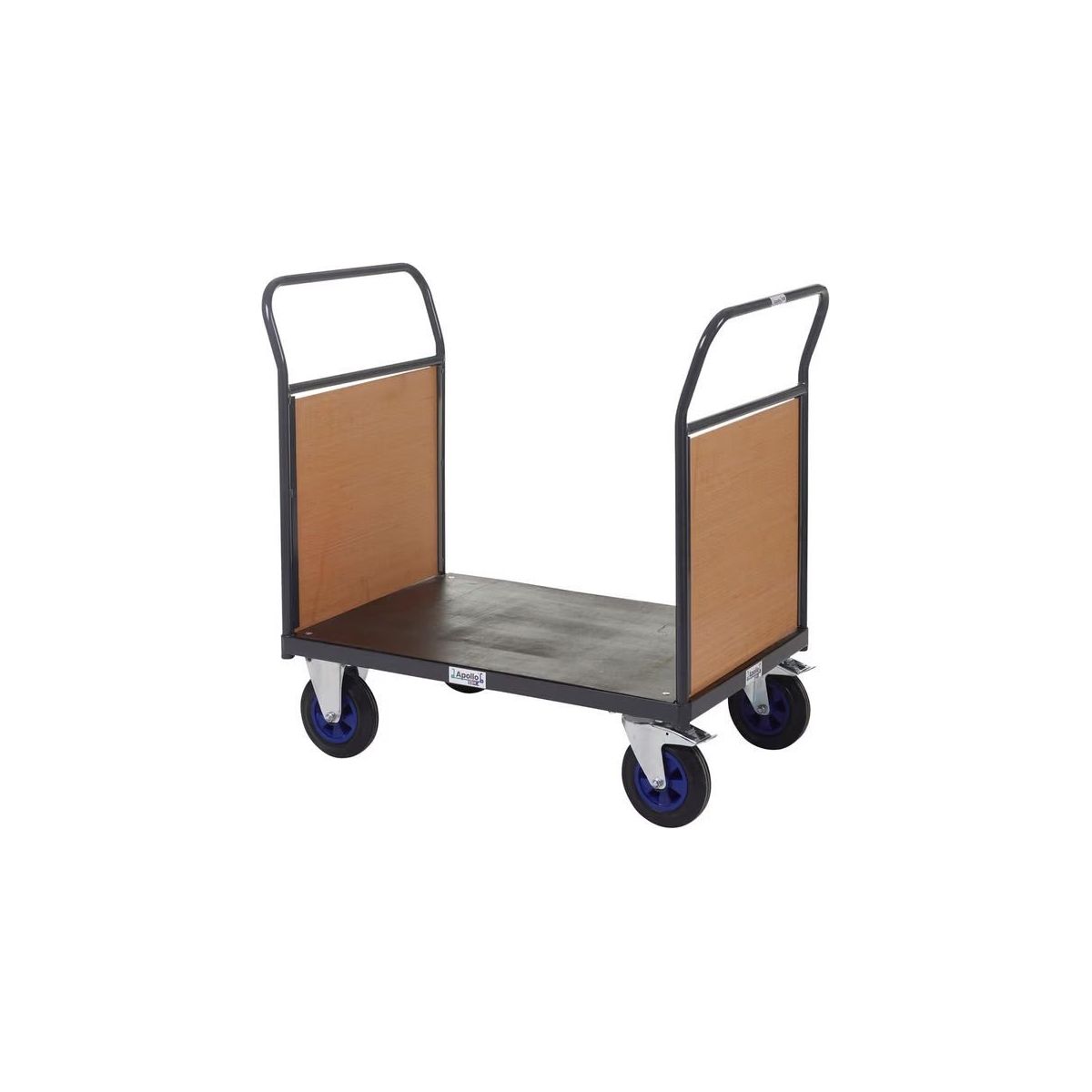 Heavy Duty Platform Trucks with Timber Sides & Ends - Warehouse Storage Products