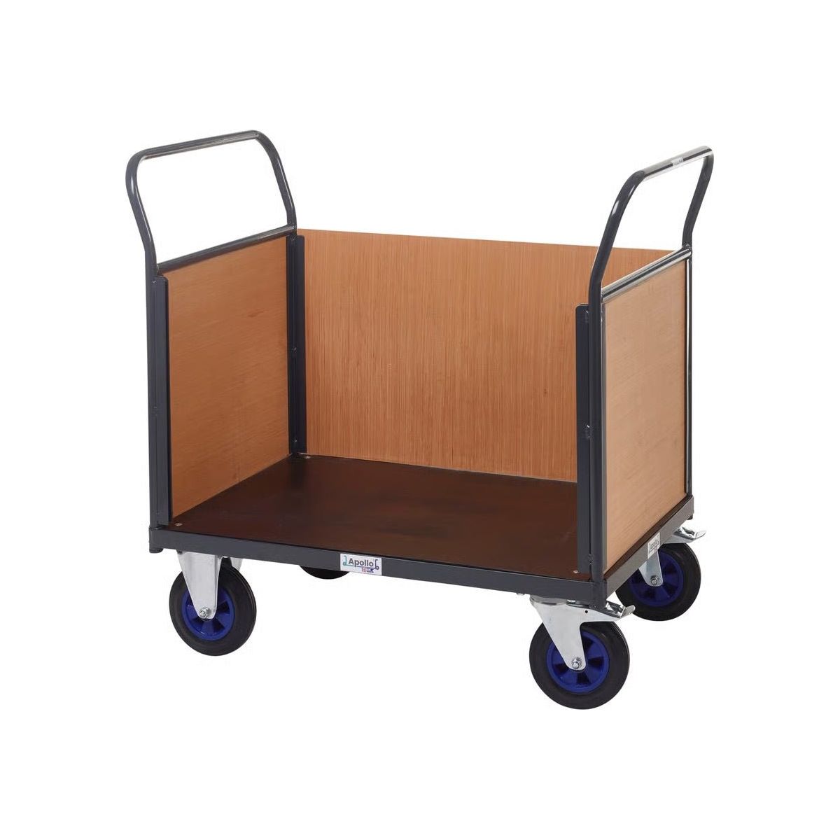 Heavy Duty Platform Trucks with Timber Sides & Ends - Warehouse Storage Products