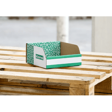 K - Bins 200mm Packs of 50 - All 100mm High - Warehouse Storage Products