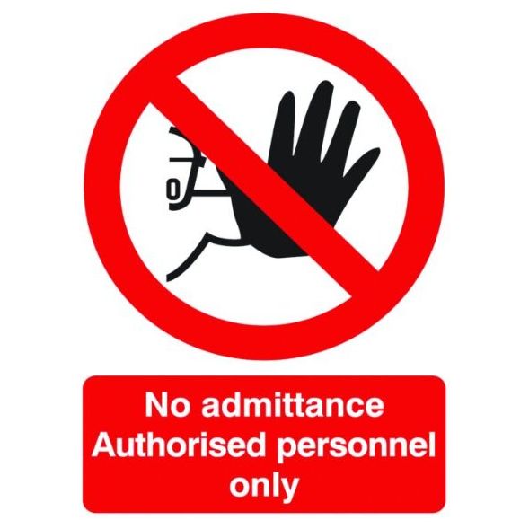 Prohibition Signs - Warehouse Storage Products