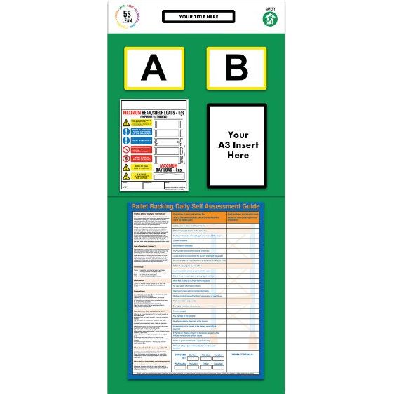 Rack End Rack Assessment Board (Double) - Warehouse Storage Products
