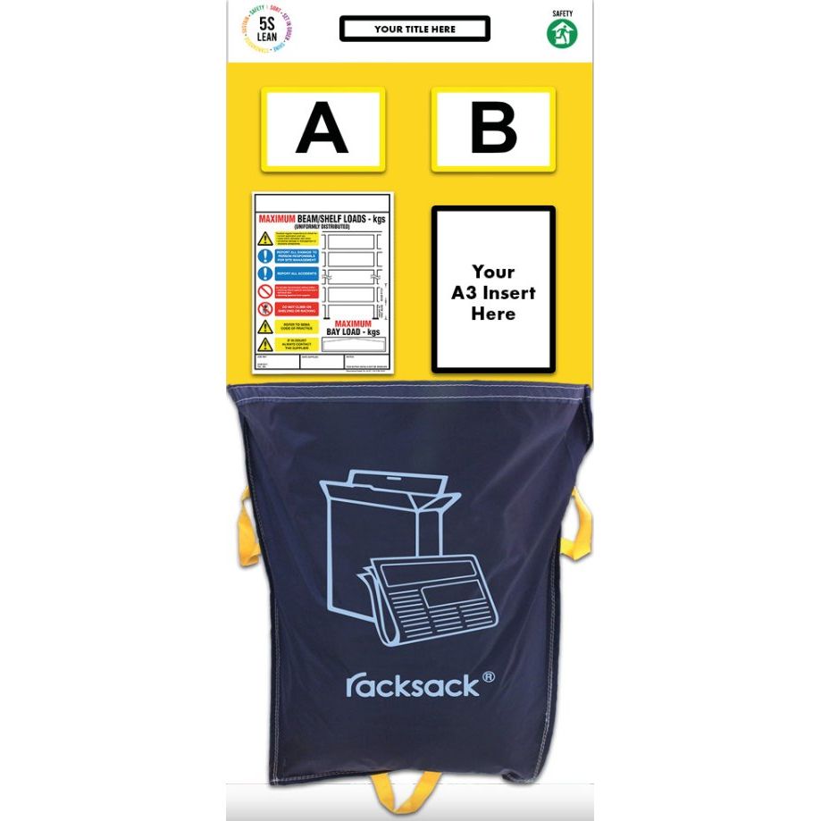 Rack End Rack Sack Board (Double) - Warehouse Storage Products