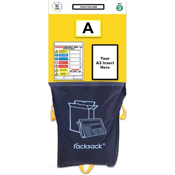 Rack End Rack Sack Board (Single) - Warehouse Storage Products