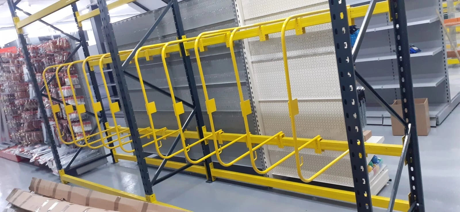 Adjustable Hoop D Bar Dividers Vertical Racking
