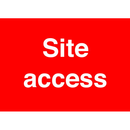 Stanchion Signs (Single & Double Sided) - Warehouse Storage Products