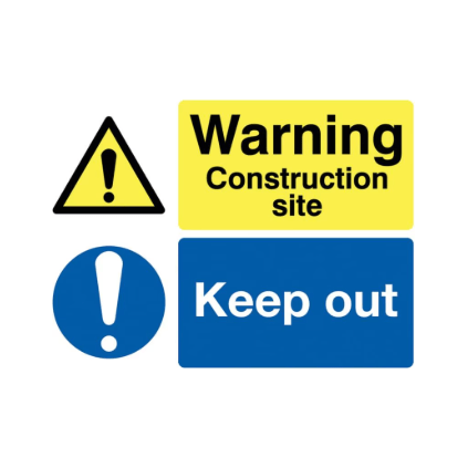 Stanchion Signs (Single & Double Sided) - Warehouse Storage Products