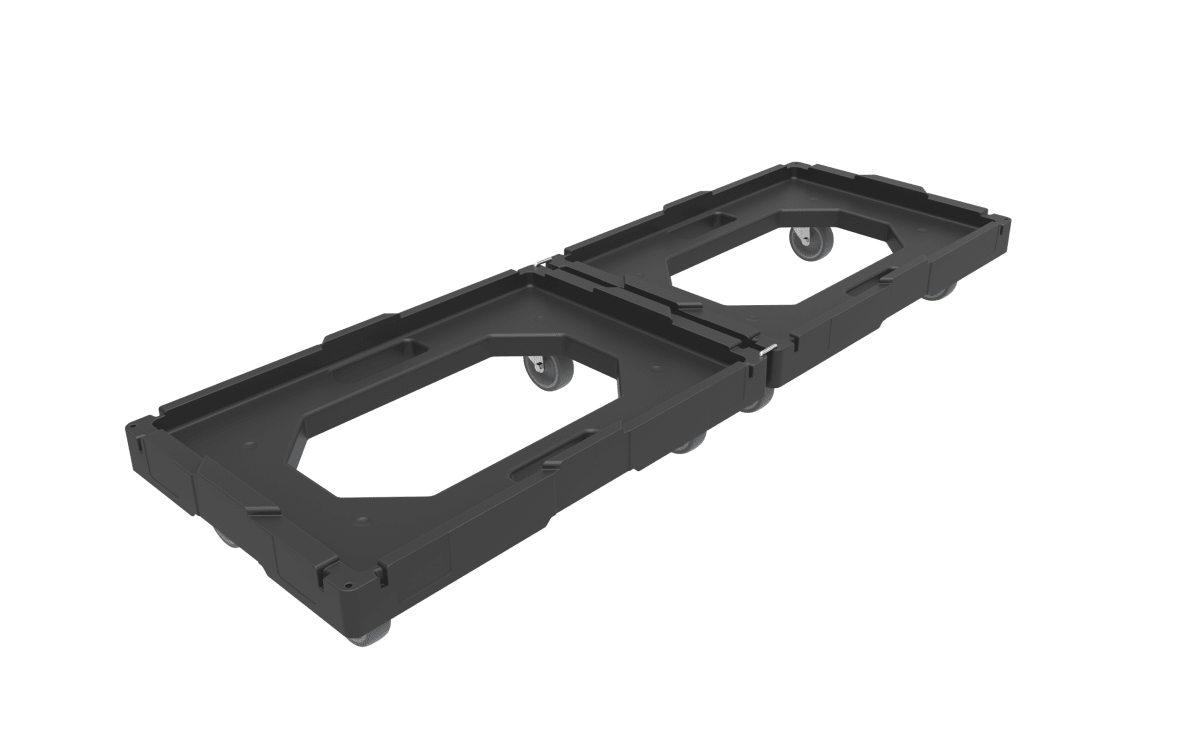 Unlink Transport Dolly 600 x 400 Containers - 300kg Pay Load - Warehouse Storage Products