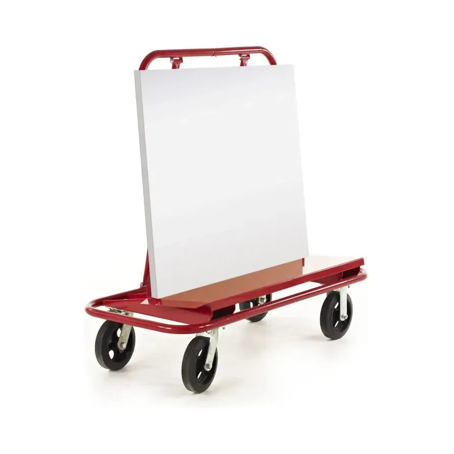 Heavy Duty Dry Wall Board Trolley 800kg Capacity Red - Warehouse Storage Products