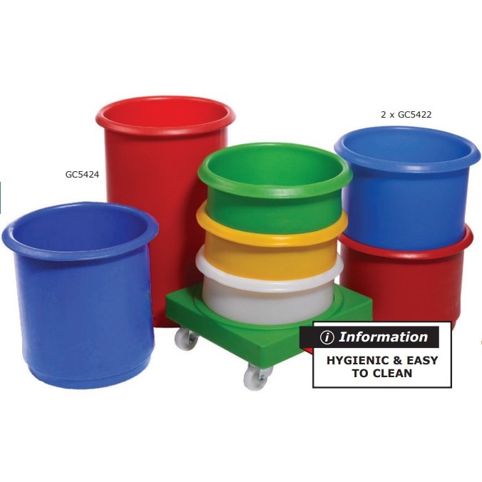 Interstacking Container Bins Dolly - Warehouse Storage Products