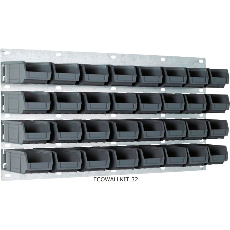 Louvre Panel Wall Mounted Wall Kits - Warehouse Storage Products