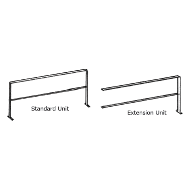 Modular Barrier System - Warehouse Storage Products