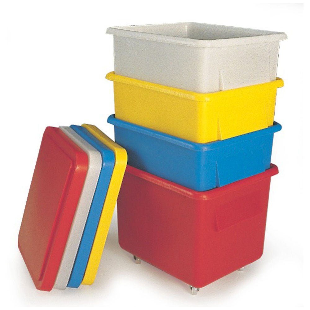 Nesting Mobile Container with Lid - Warehouse Storage Products