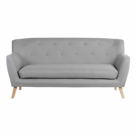 Office Skandi 3 Seater Sofa Grey - Warehouse Storage Products
