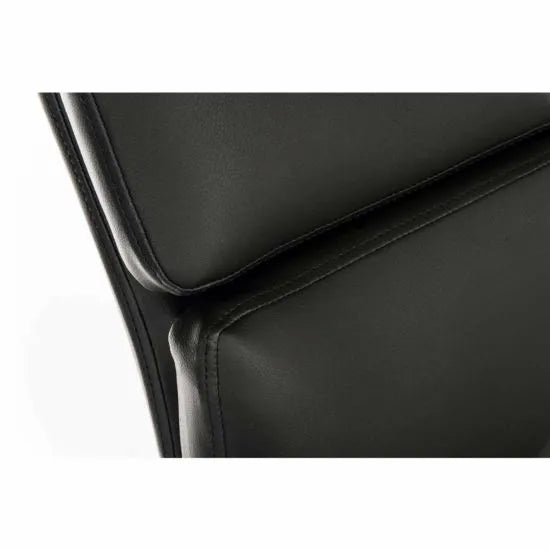 Office Vintage Executive Leather Look Chair Black - Warehouse Storage Products