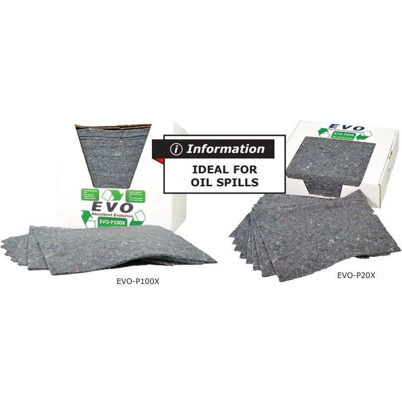 Oil & Chemical Absorbents Pads - Warehouse Storage Products