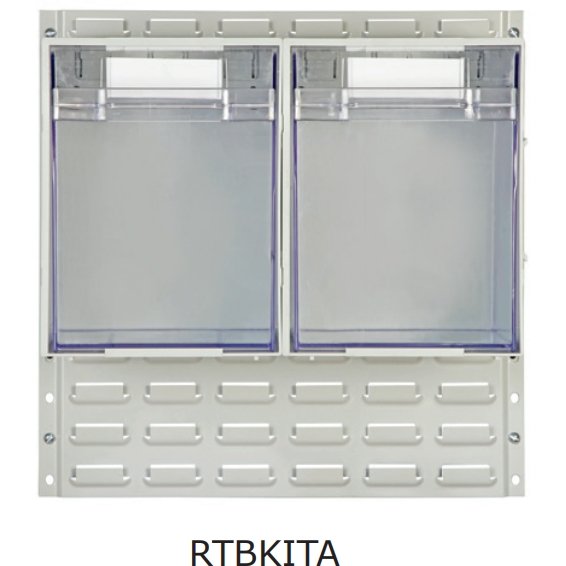 Rhino Tilt Storage Bins With Louvre Panels - Warehouse Storage Products