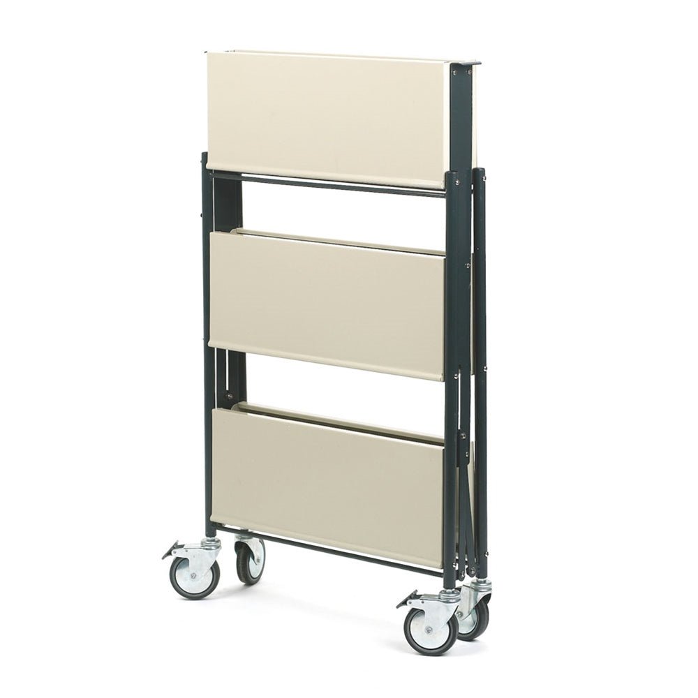 Steel Folding Shelf Trolley - Warehouse Storage Products